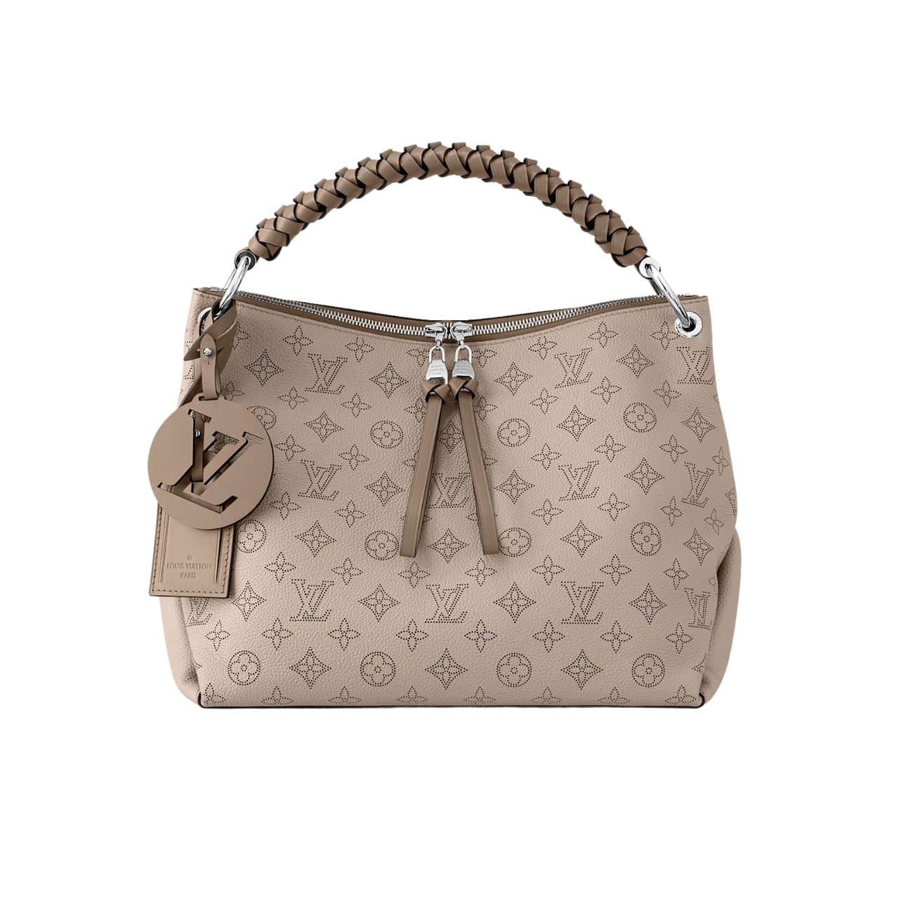 Louis Vuitton Beaubourg Hobo MM Bag Galet Gray 32Cm M56084
