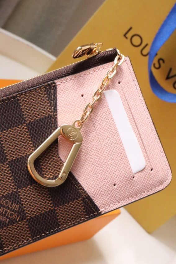 Louis Vuitton Card Holder Recto Verso Grid Brown