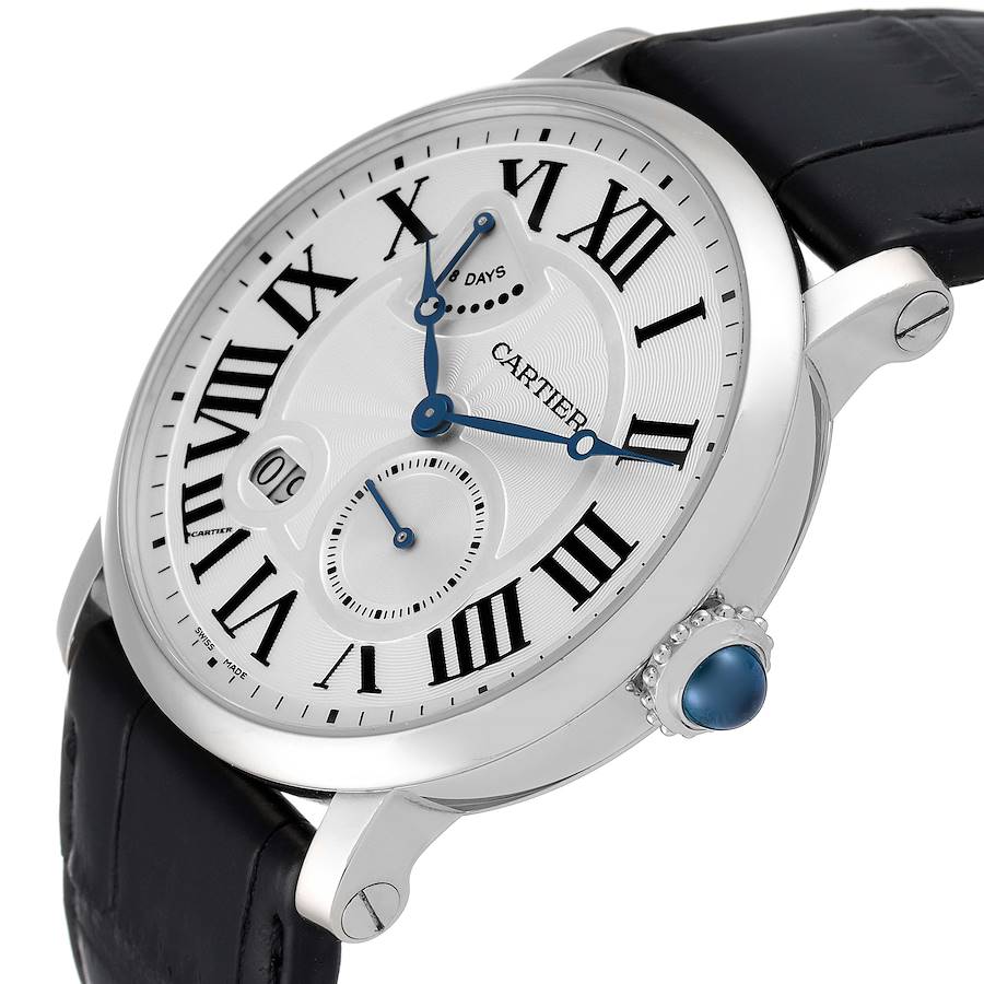 Cartier Rotonde White Gold Power Reserve Mens Watch W1556202