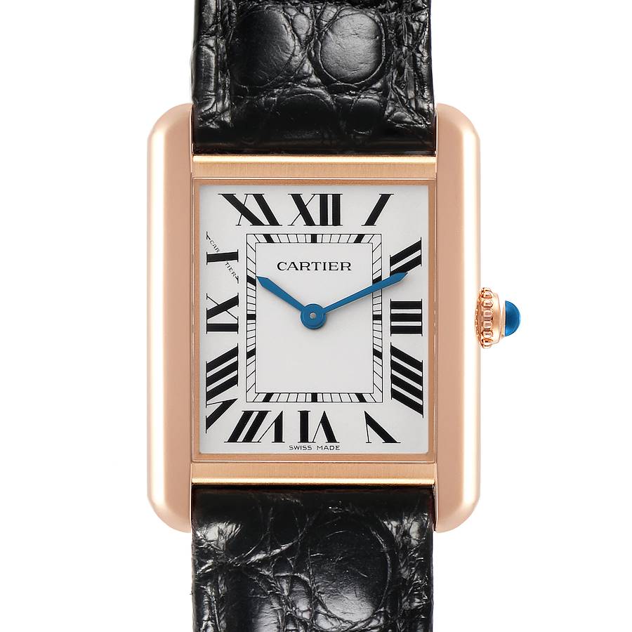 Cartier Tank Solo Rose Gold Steel Ladies Watch W5200024