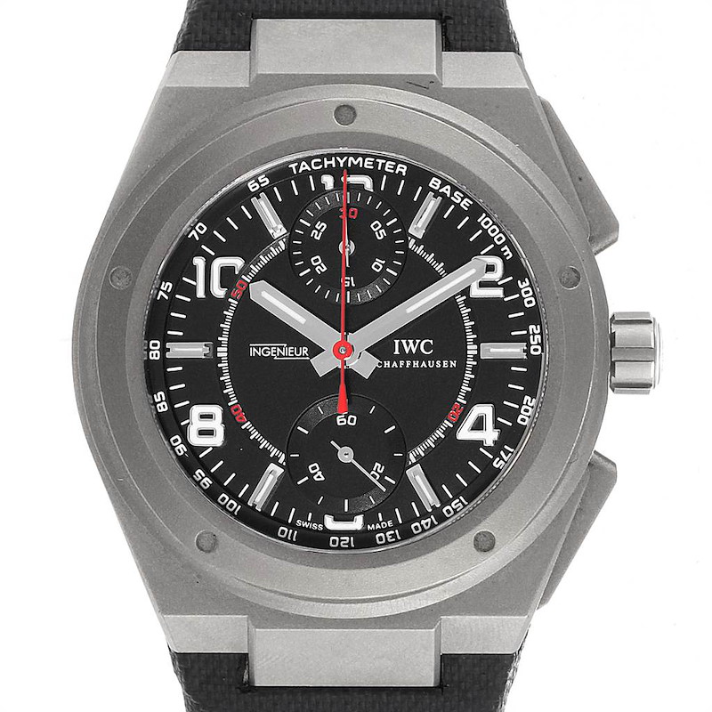 IWC Ingenieur AMG Titanium Black Dial Automatic Mens Watch IW372504