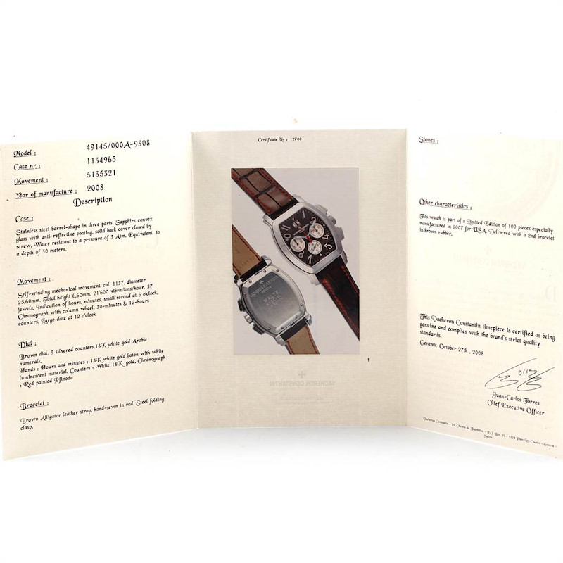 Vacheron Constantin Royal Eagle Malte Special US Edition Watch 49145