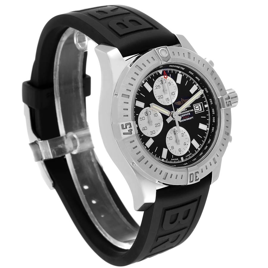 Breitling Colt Black Dial Stainless Steel Mens Watch A13388