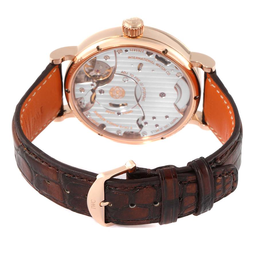 IWC Portofino 8 Days Power Reserve Rose Gold Mens Watch IW516102