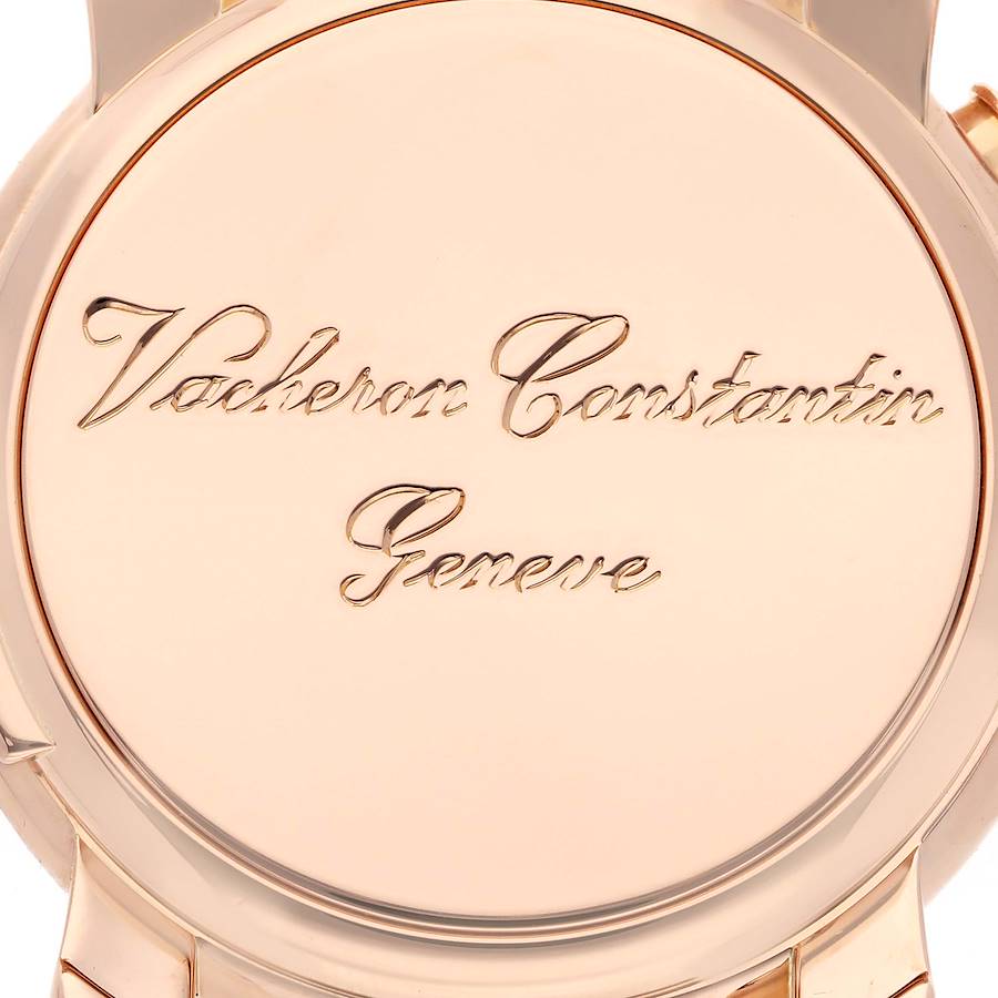 Vacheron Constantin Malte Dual Time Regulator Rose Gold Mens Watch 42005