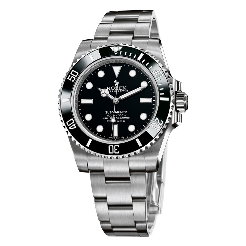 Rolex Submariner No Date 40mm 4 Liner Steel Mens Watch 14060M