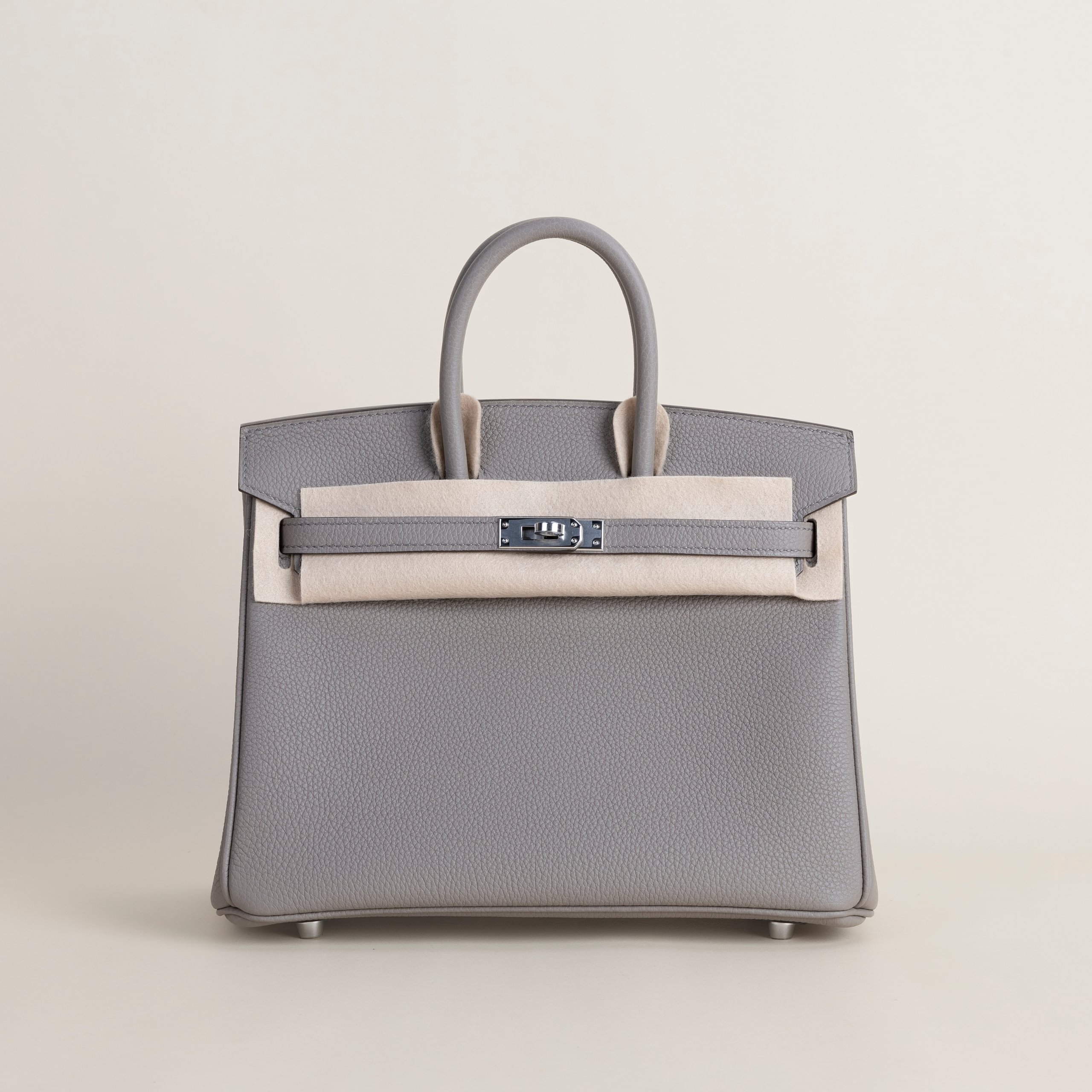 Birkin 25 togo gris asphalte PHW