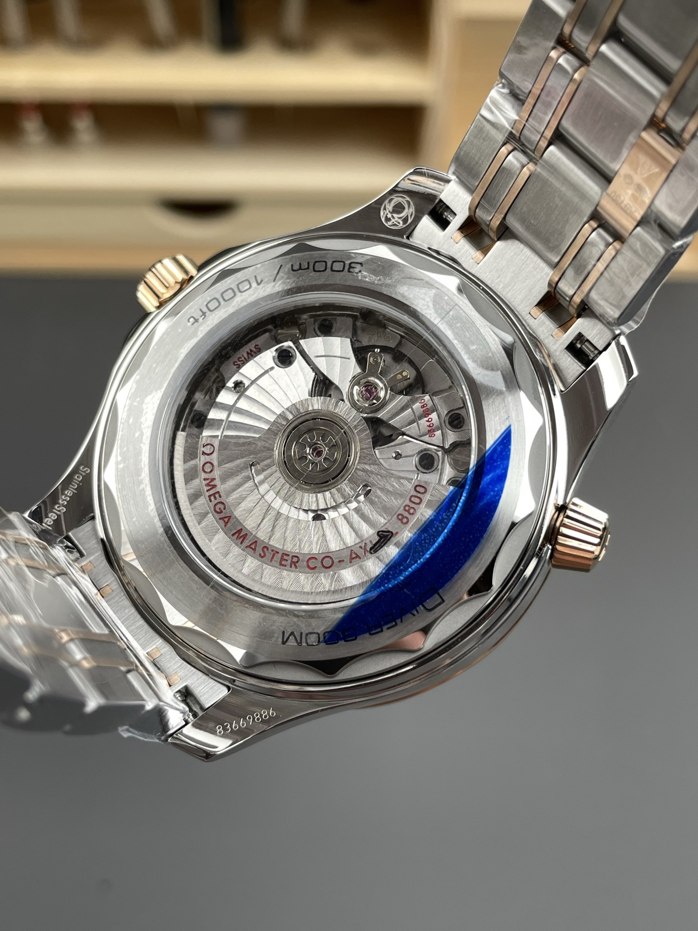Seamaster 300 Two-Tone Rose Gold Black V4 Version
