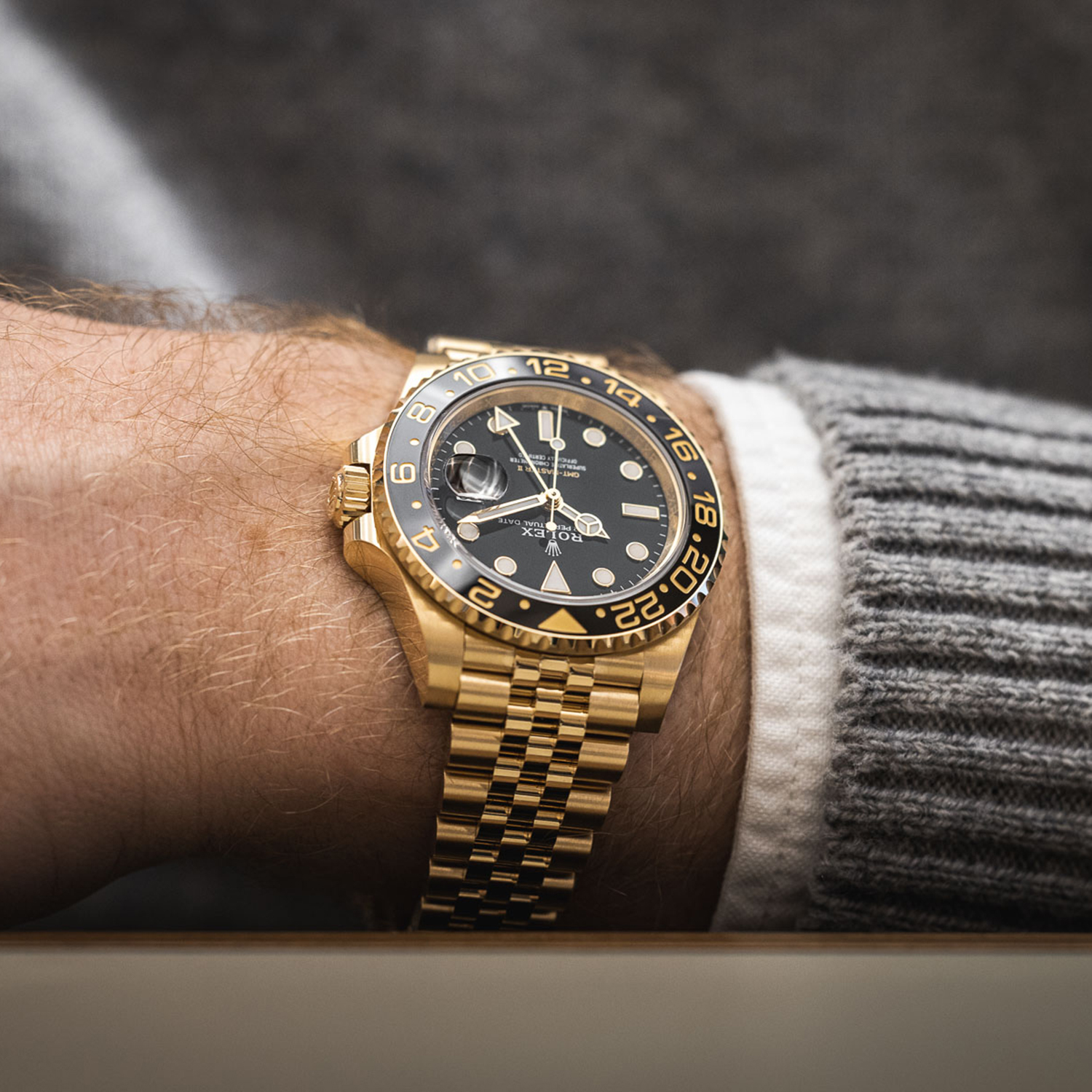 Rolex GMT-Master II NEW RELEASE 2023 Jubilee 18ct Yellow Gold 126718GRNR-0001 New
