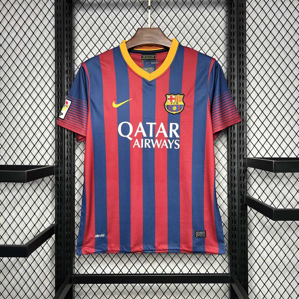 Retro Barcelona 13-14 Home Stadium Jersey