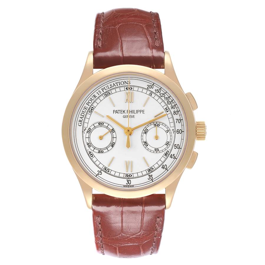 Patek Philippe Complications Chronograph Yellow Gold Mens Watch 5170