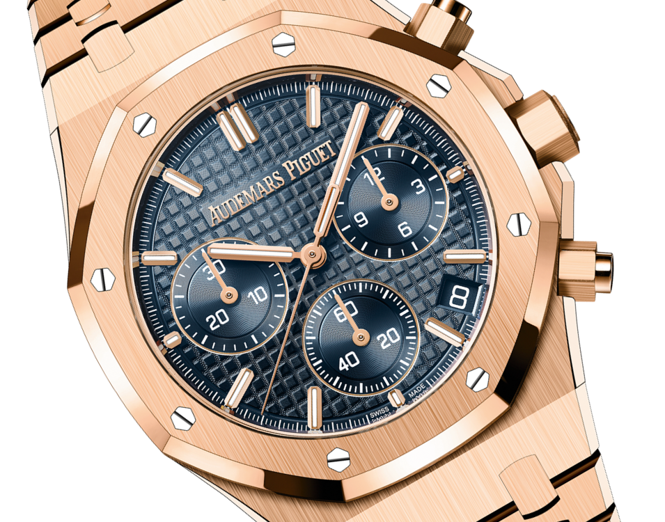 ROYAL OAK Pink Gold &ldquo;Bleu nuit nuage 50&rdquo; Dial CHRONOGRAPH 41mm