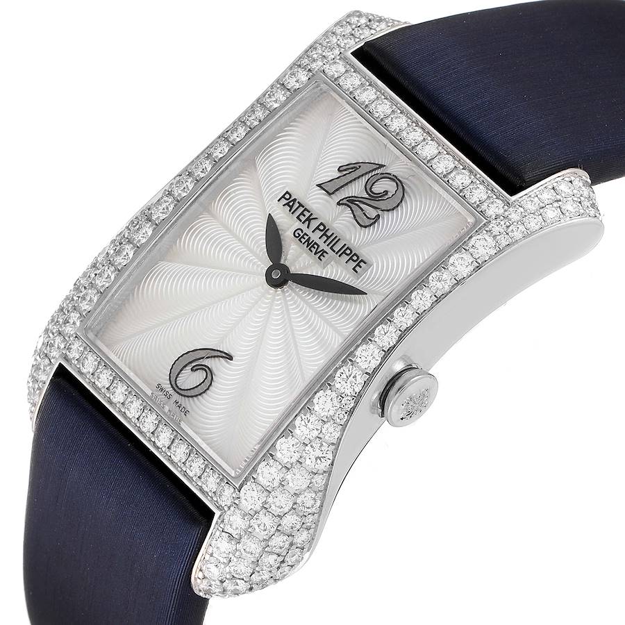 Patek Philippe Gondolo White Gold Diamond Ladies Watch 4972G