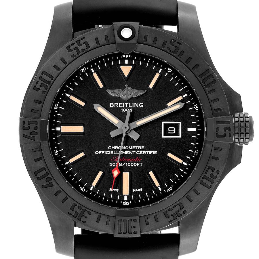 Breitling Avenger Blackbird 48 Titanium DLC Mens Watch V17310