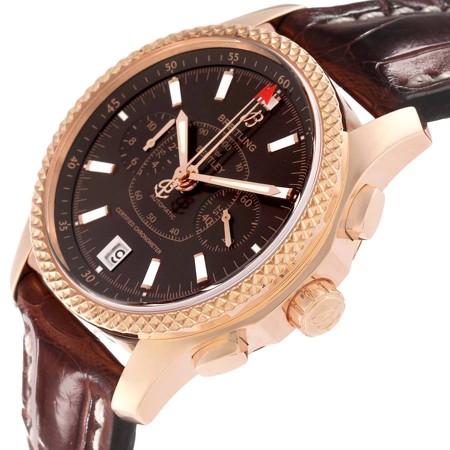 Breitling Bentley Mark VI Rose Gold Special Edition Mens Watch R26362