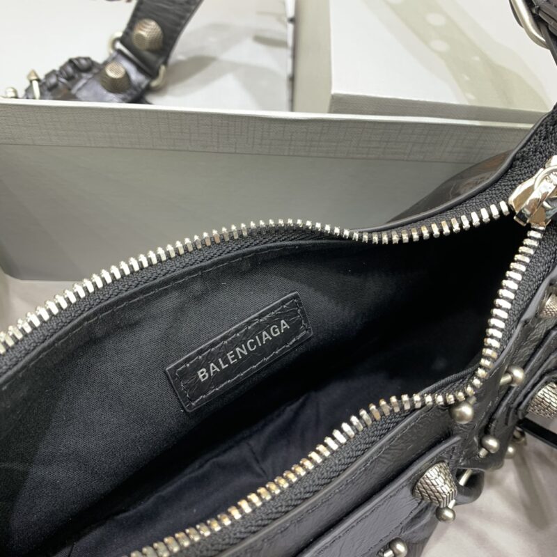 Replica Balenciaga Le Cagole Black Silver
