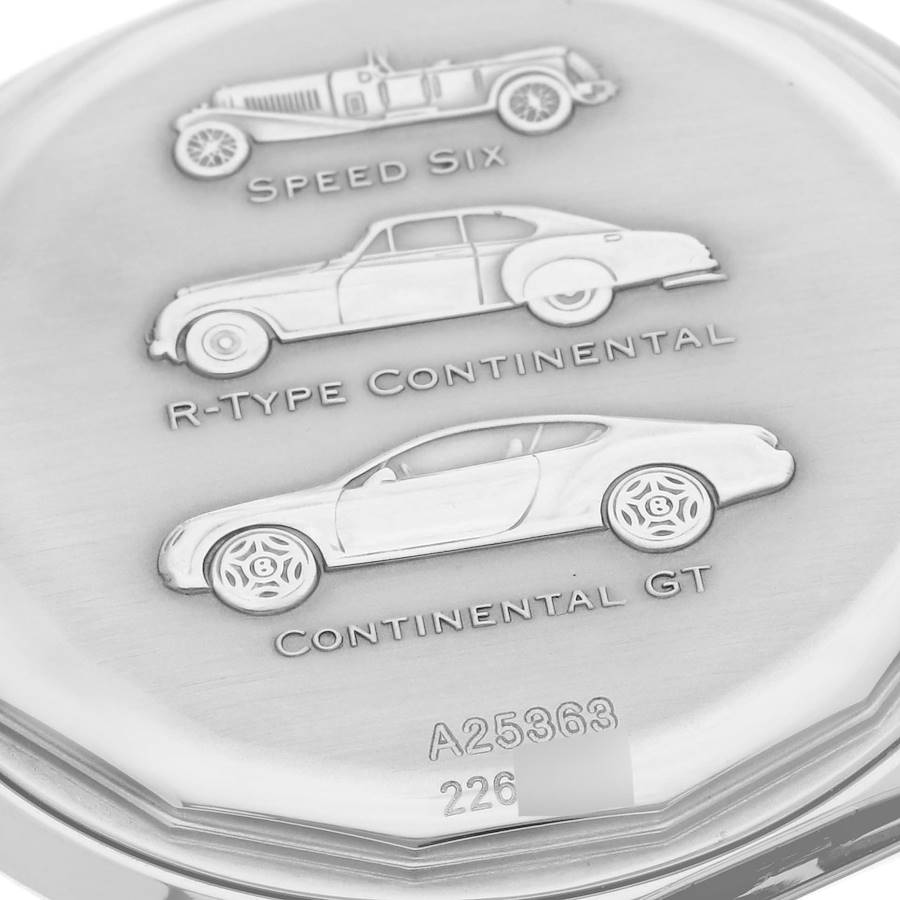 Breitling Bentley Motors T Slate Dial Chronograph Steel Mens Watch A25363