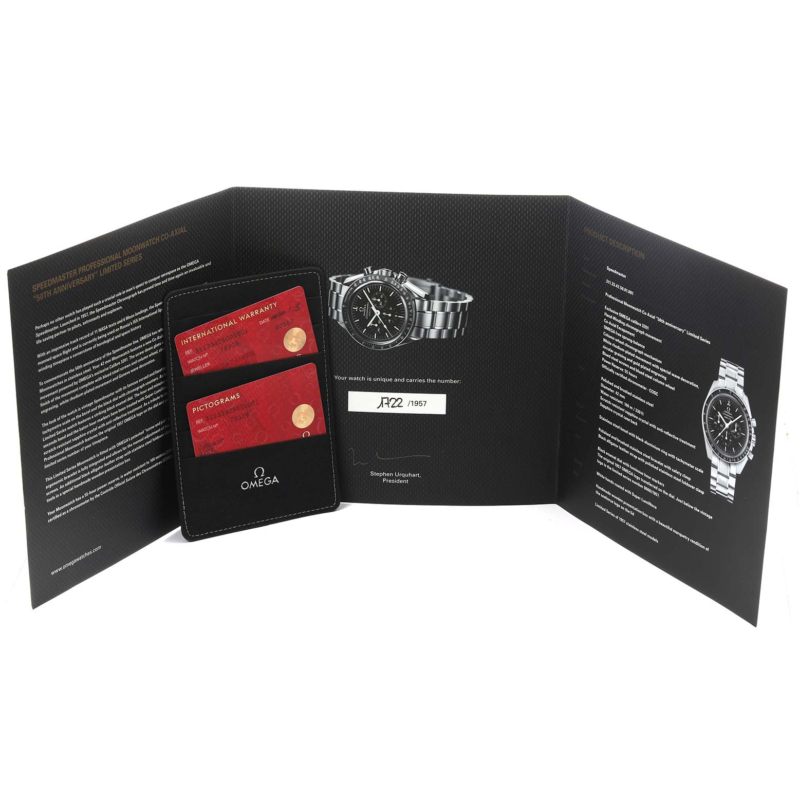 Omega Speedmaster 50th Anniversary Limited Edition MoonWatch 42.0 MM 311.33.42.50.01.001