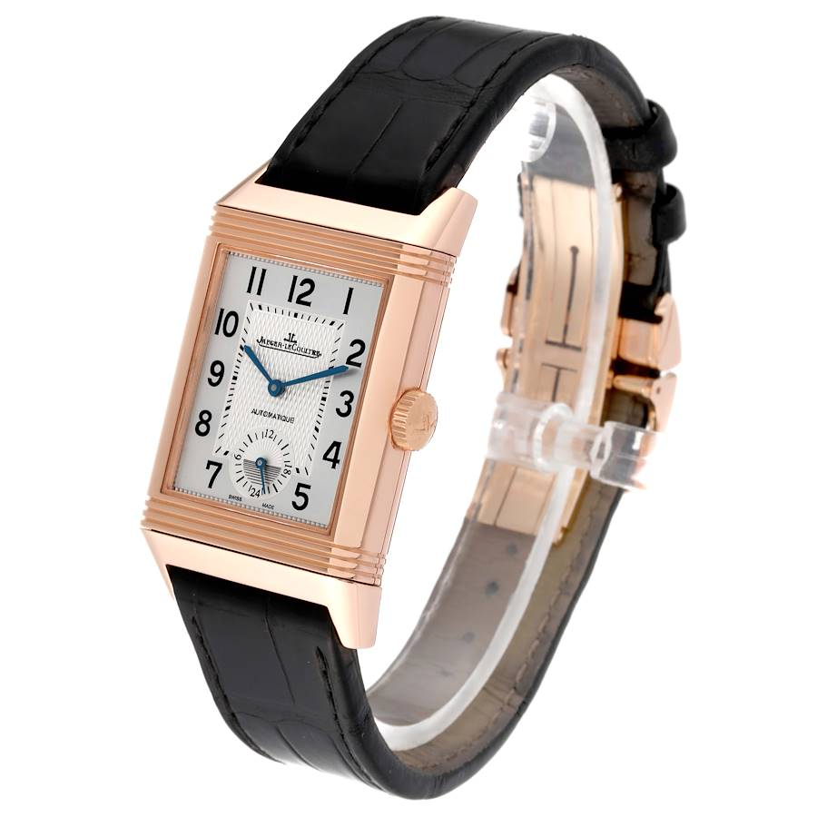 Jaeger LeCoultre Reverso Duoface Rose Gold Mens Watch 215.2.S9 Q3832420 Card