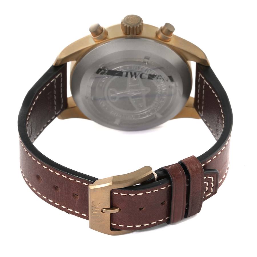 IWC Pilot Chronograph Spitfire Bronze Mens Watch IW387902