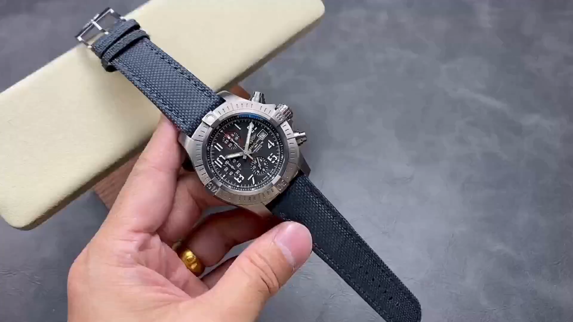 Breitling Avenger Bandit Titanium Grey Dial E13383101M1W1 Replica Custom Edition