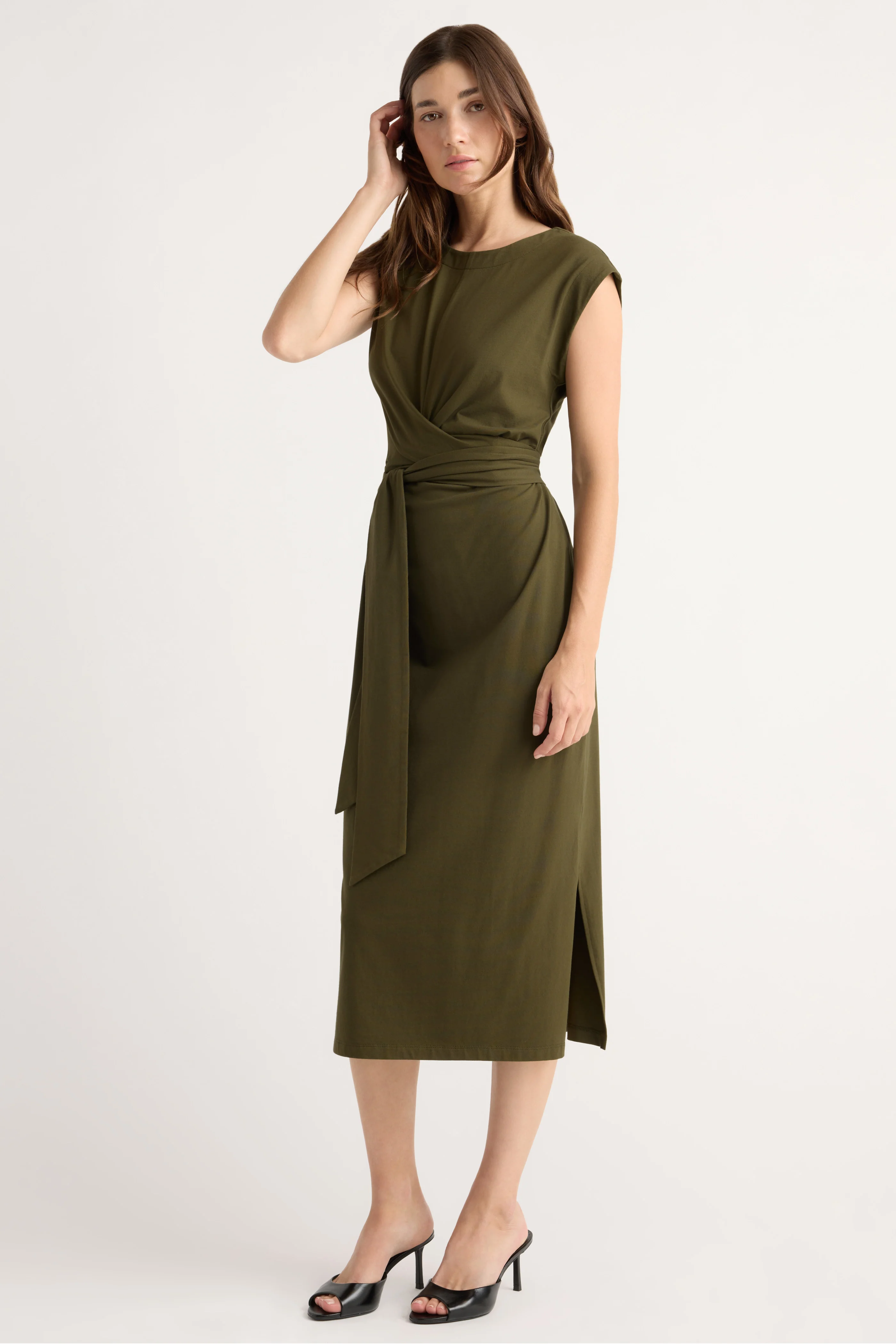 Fei Tie-Front Organic Cotton Dress