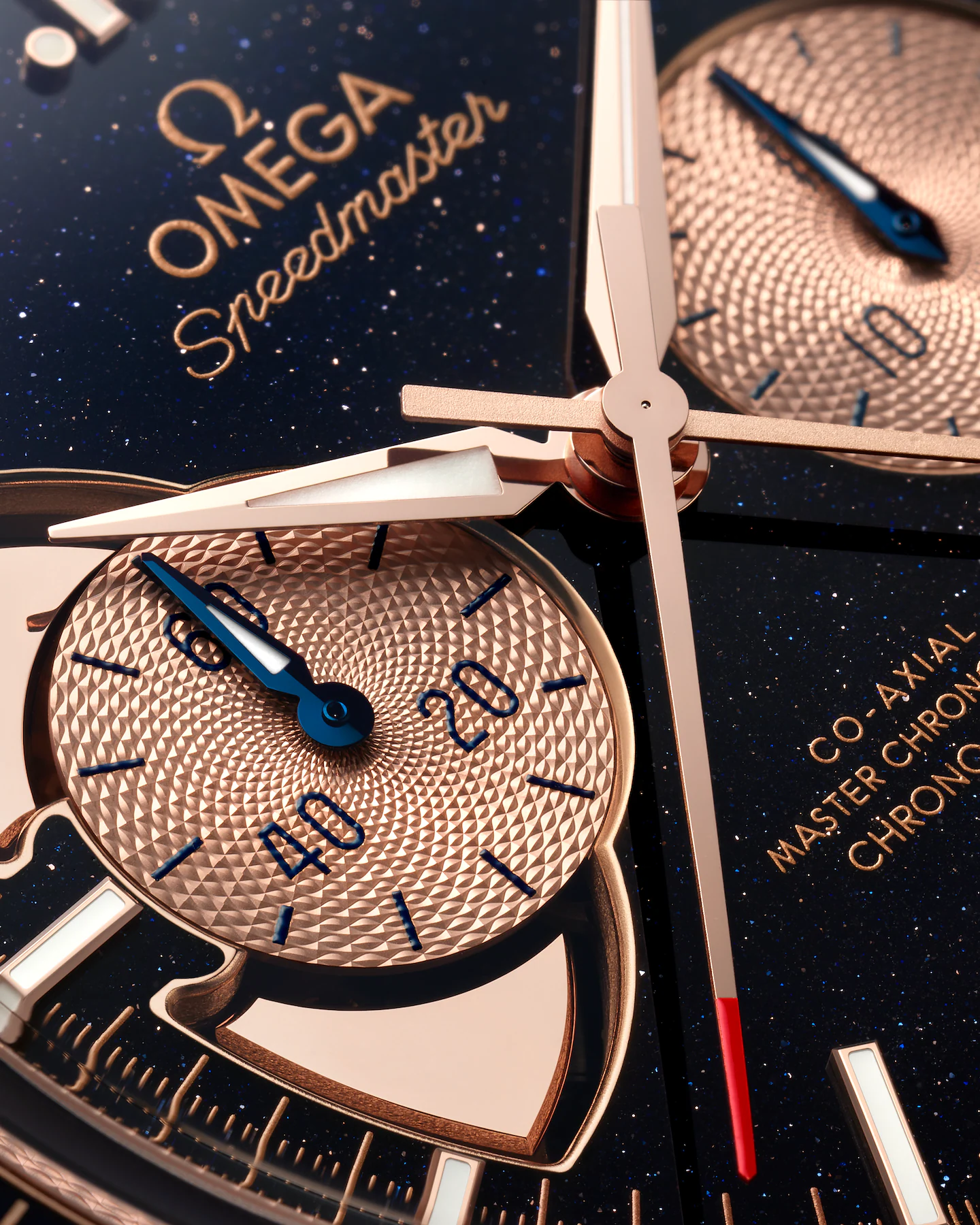 Speedmaster​ Chrono Chime 45 mm, Sedna Gold Sedna Gold 522.50.45.52.03.0 0 1