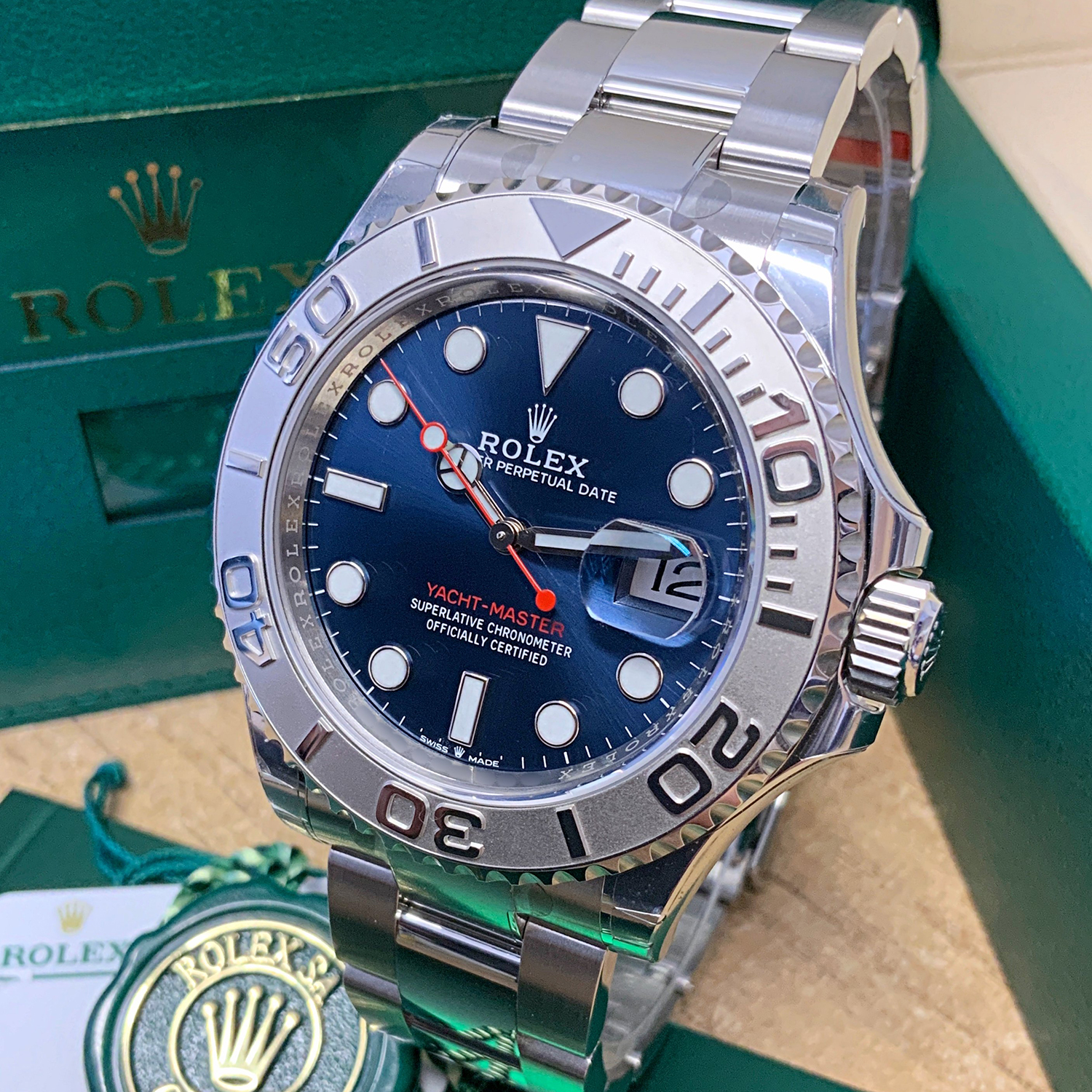 Rolex Yacht-Master 40 Stainless Steel and Platinum 126622 Unworn
