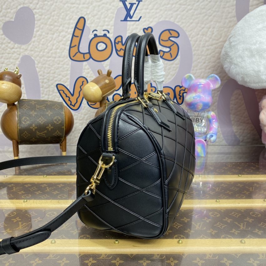 Replica Louis Vuitton Speedy Bandouliere 25 Full Black