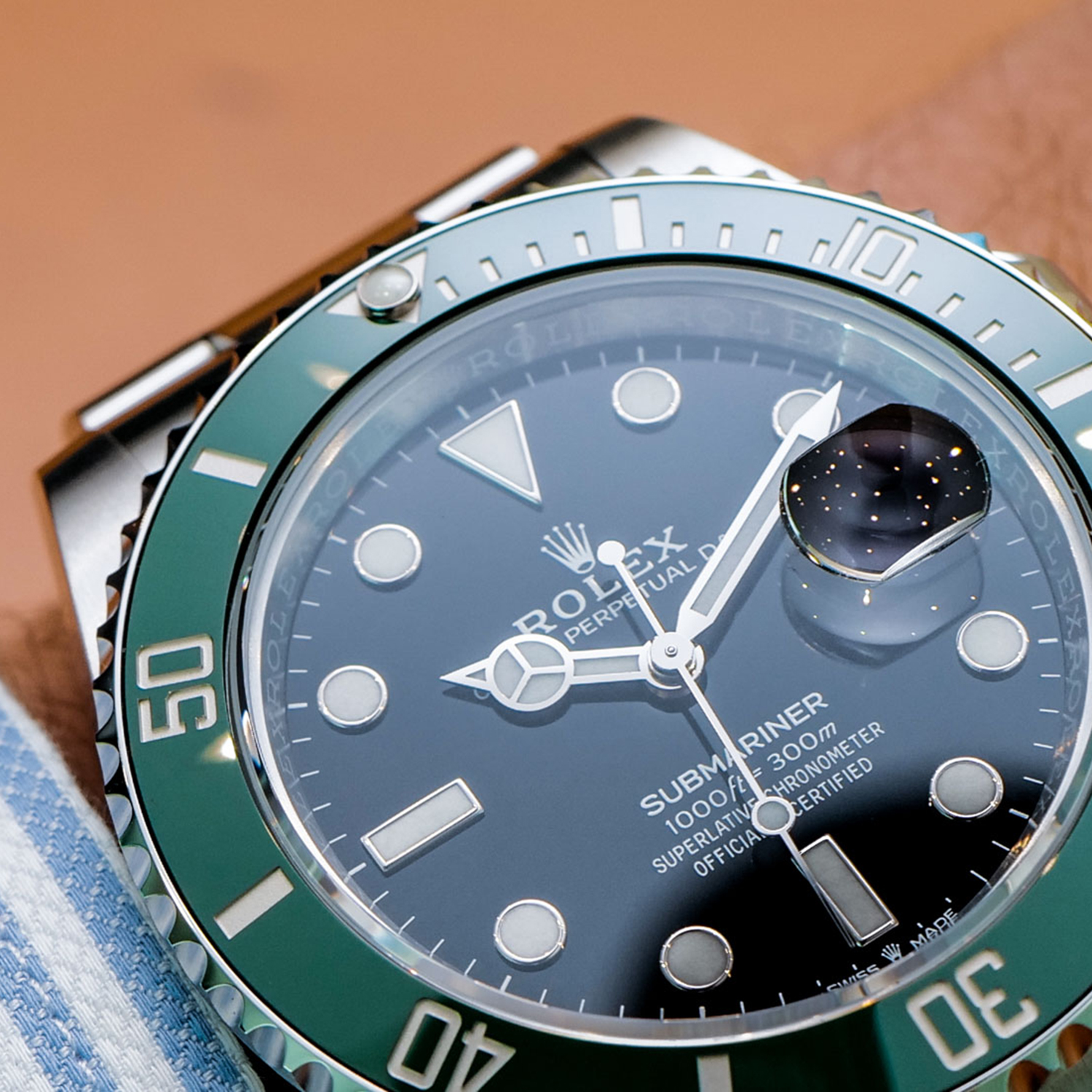 Rolex Submariner Date Ceramic Kermit 41mm 126610lv-0002 Unworn Starbucks