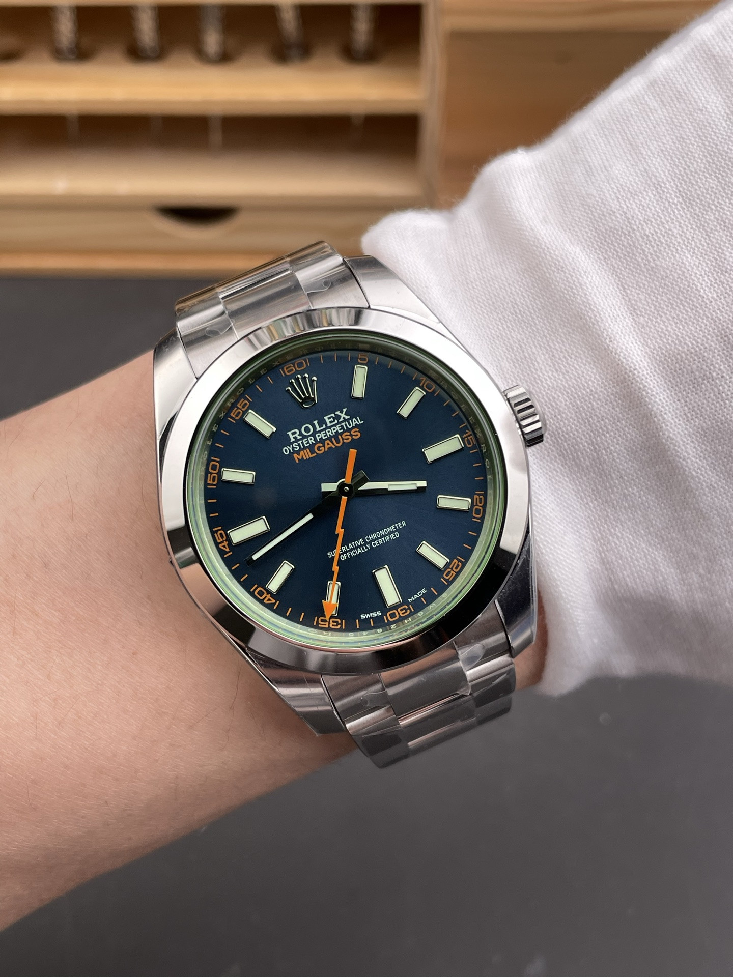 Milgauss Blue Dial