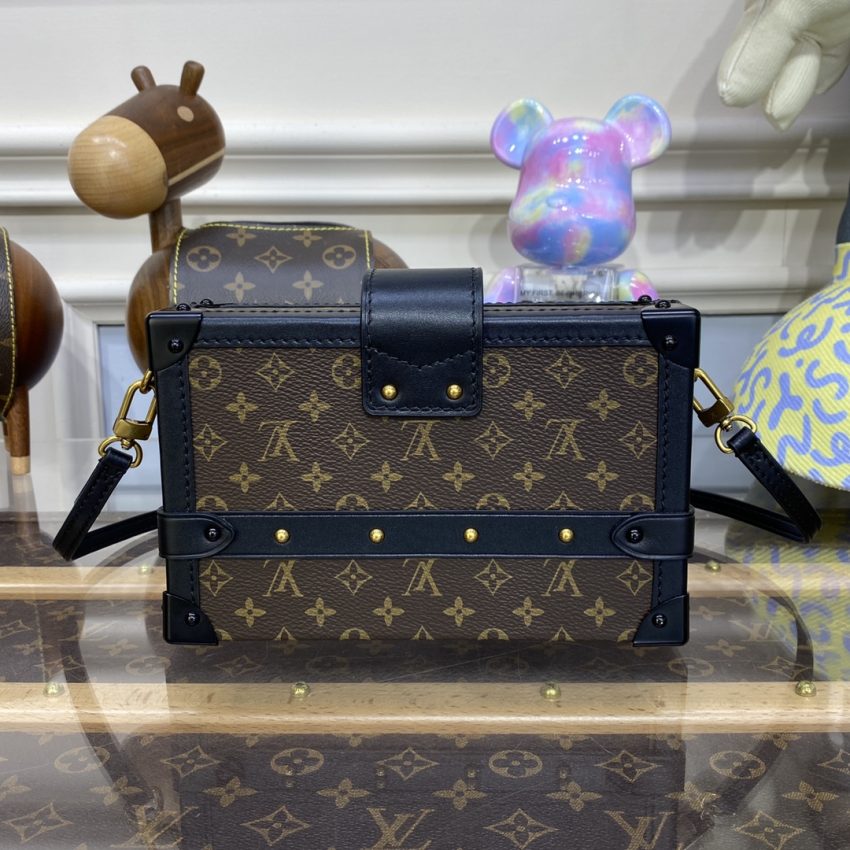 Replica Louis Vuitton Petite Malle Dark Brown