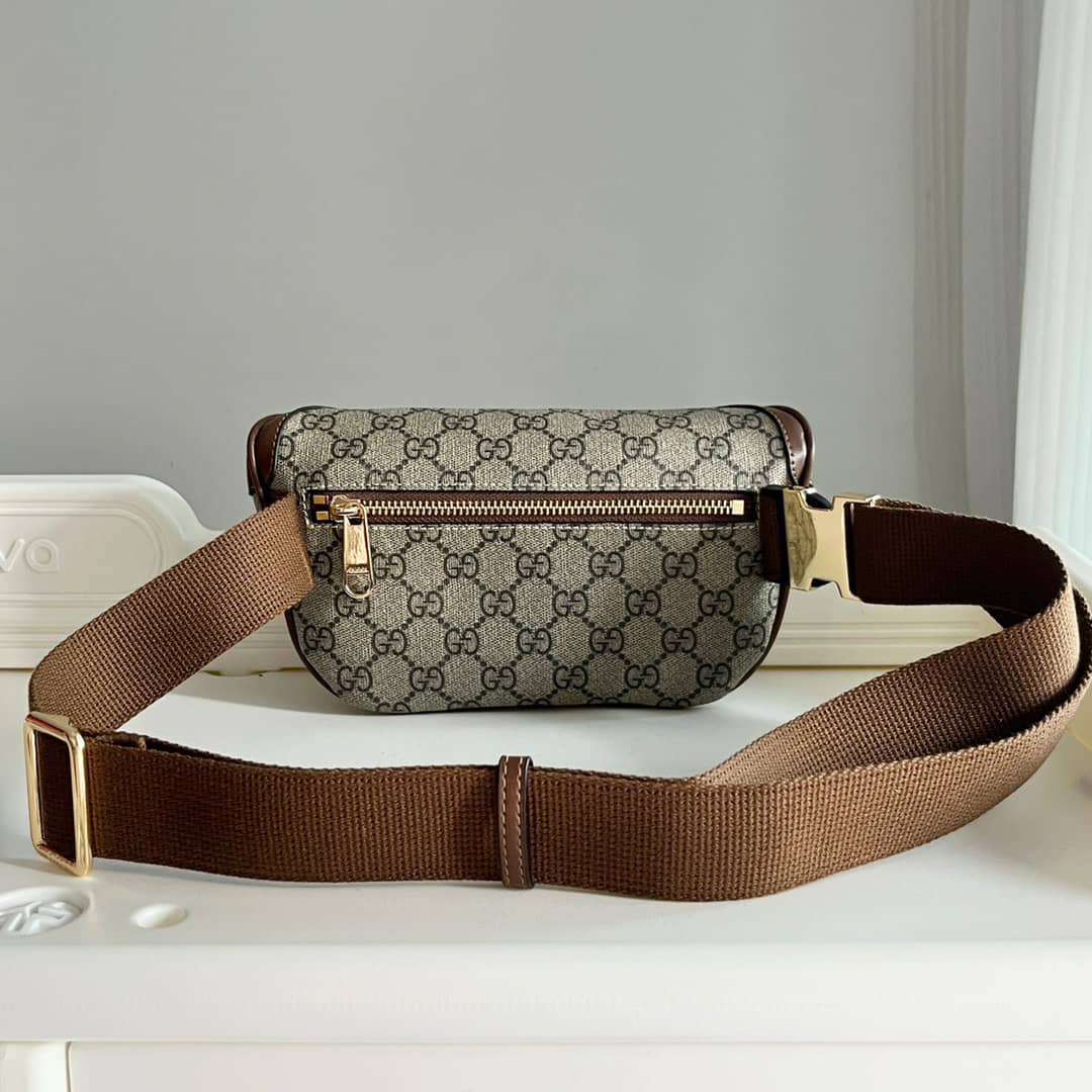 Gucci Belt Bag Gg Brown 24Cm
