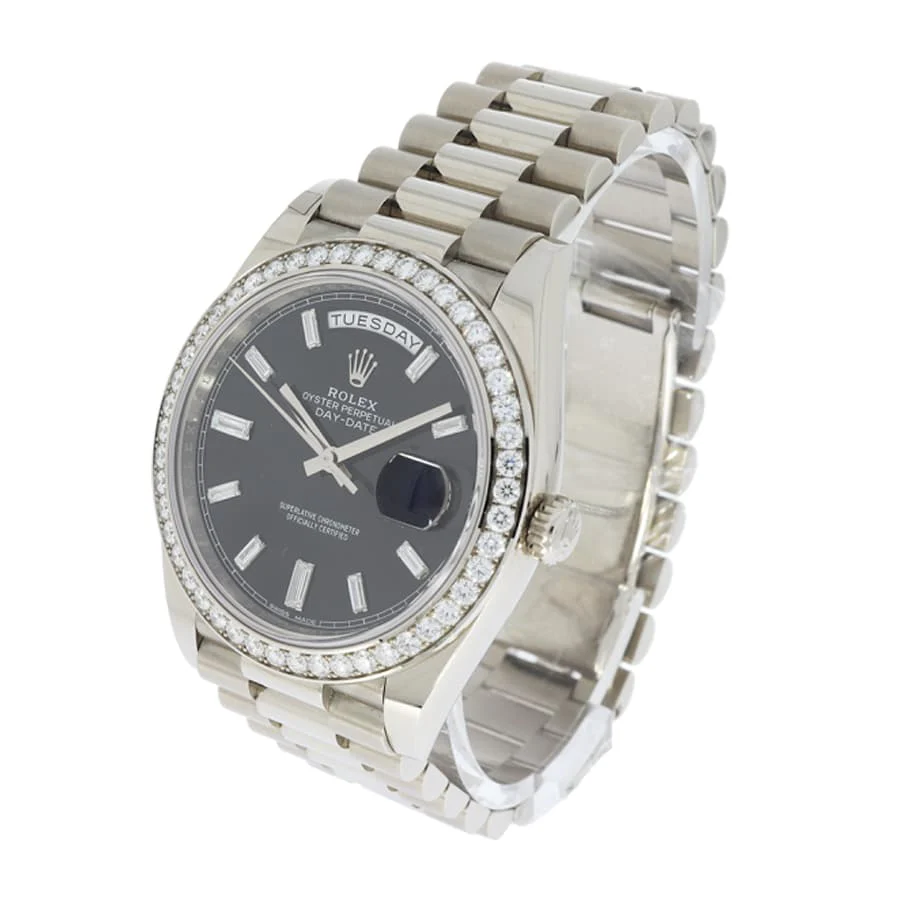 Rolex Day-Date 228238-0004 Super Clone Black Diamond Dial