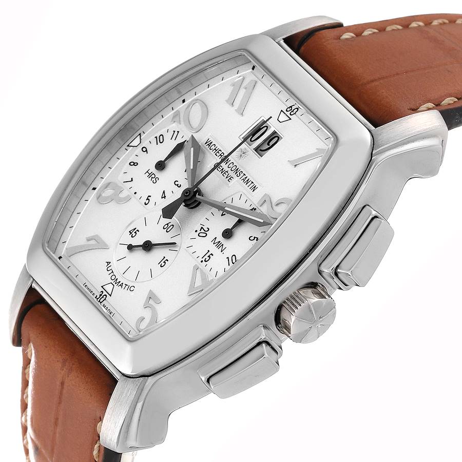 Vacheron Constantin Royal Eagle Chronograph Silver Dial Steel Mens Watch 49145