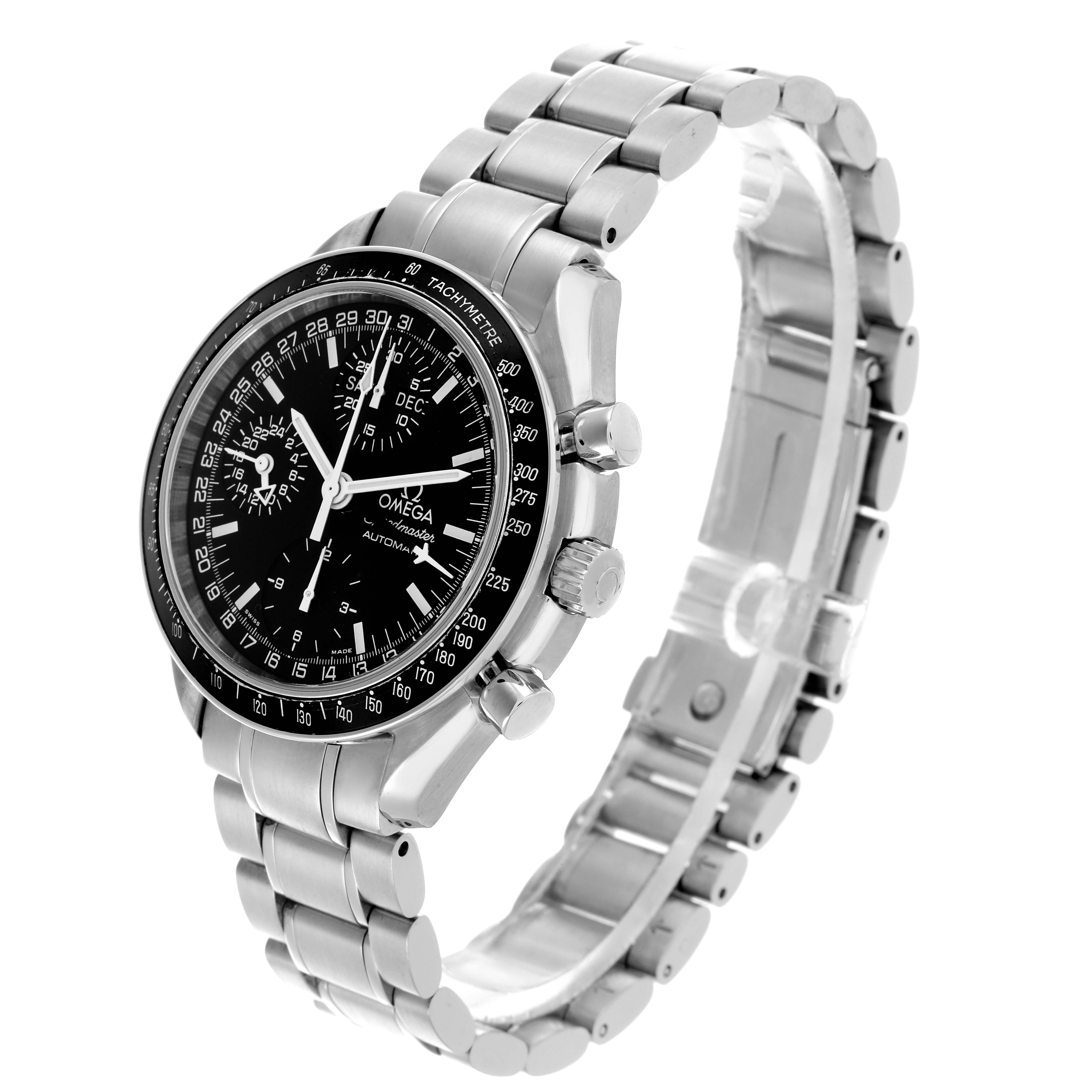 Omega Speedmaster Day-Date Black Dial Steel Mens Watch 39.0 MM 3520.50.00
