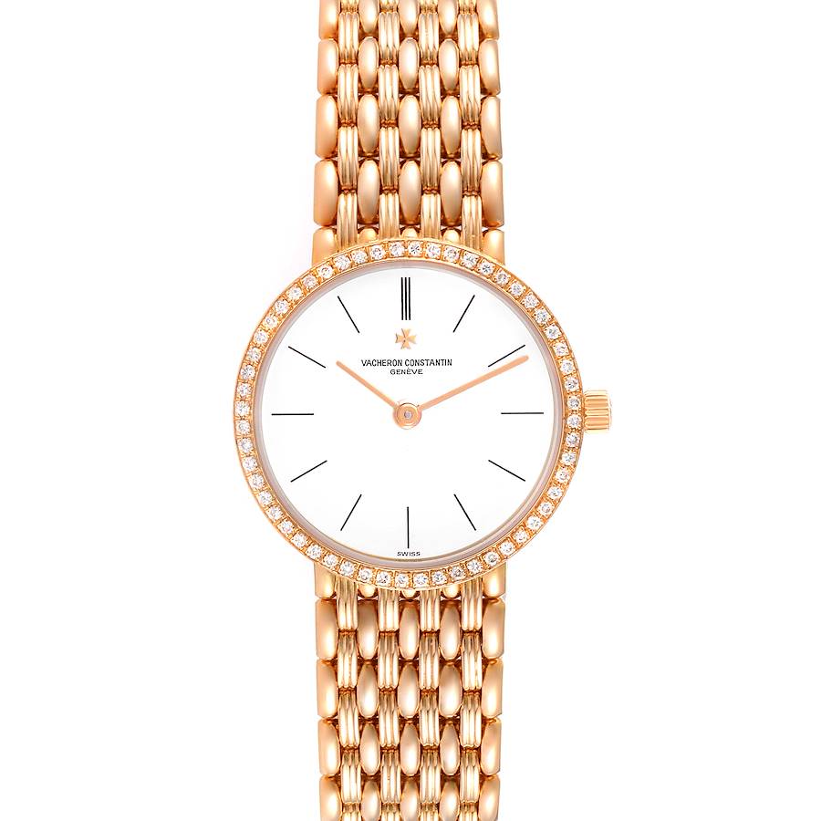 Vacheron Constantin Classic Rose Gold Diamond Ladies Watch 27593