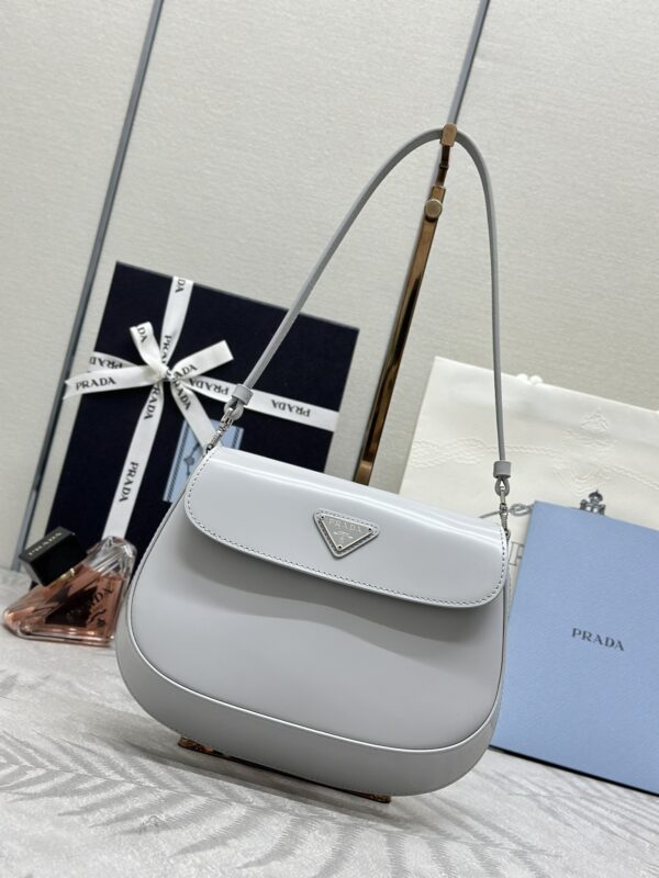 Replica Prada Cleo Small Grey Flap