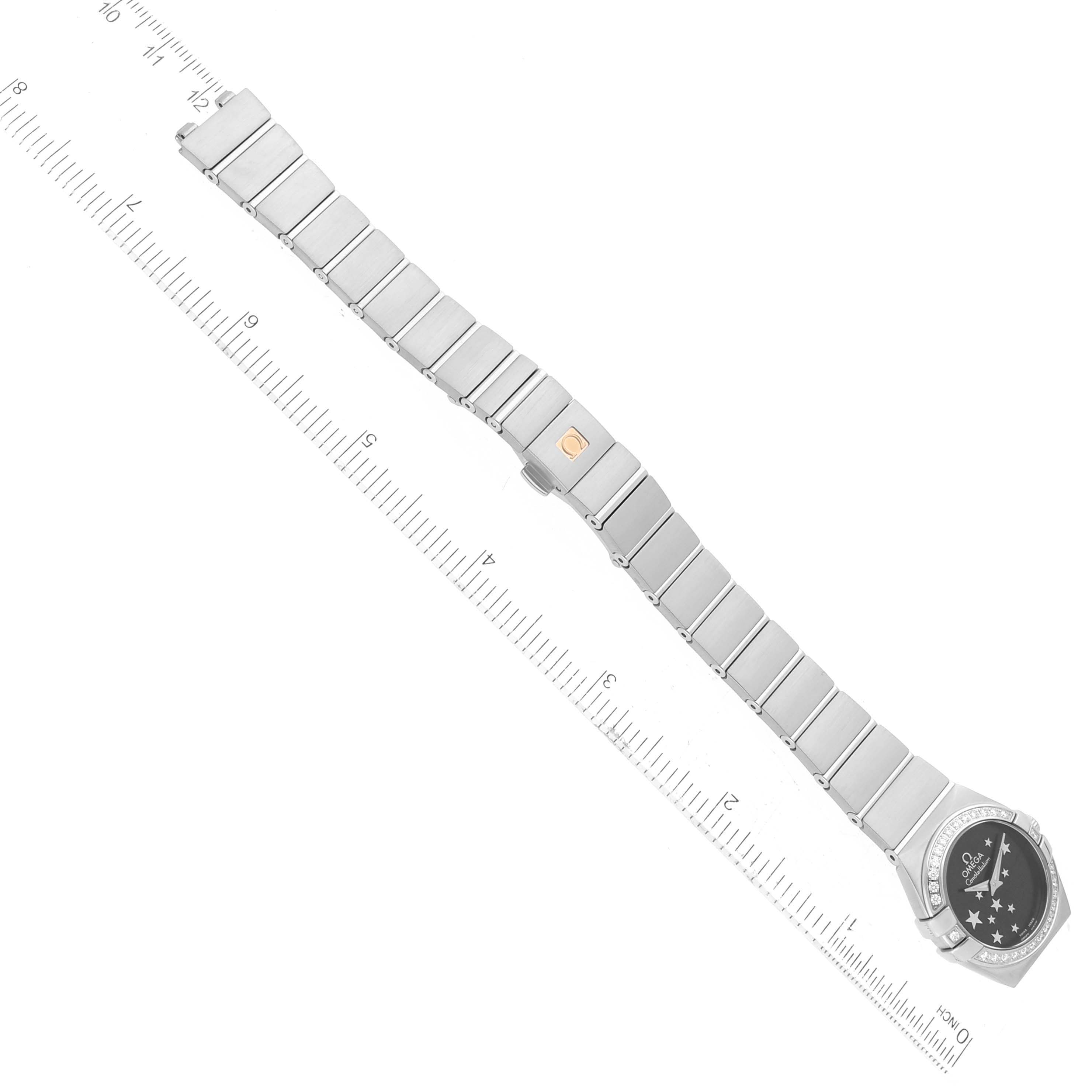 Omega Constellation Steel Diamond Ladies Watch 24.0 MM 123.15.24.60.01.001