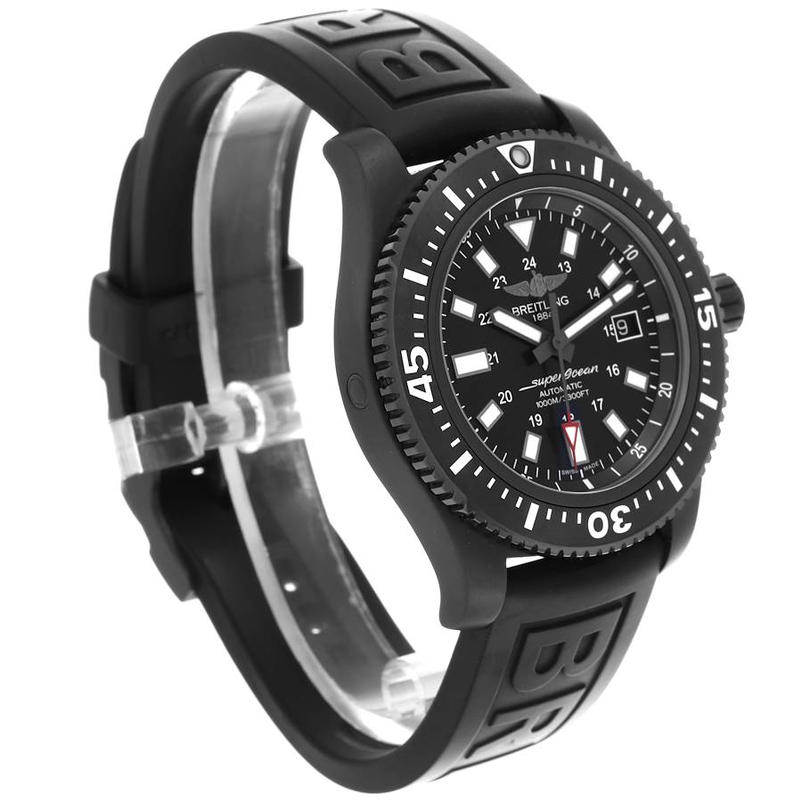 Breitling Superocean 44 Black DLC Steel Mens Watch M17393