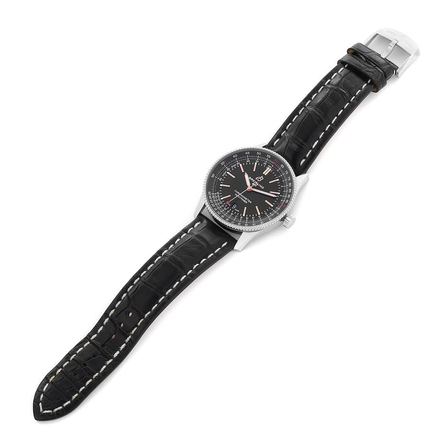 Breitling Navitimer 41 Black Dial Steel Mens Watch A17326