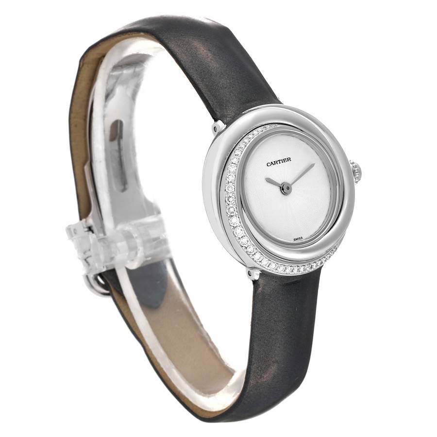 Cartier Trinity White Gold Diamond Ladies Watch WG201041