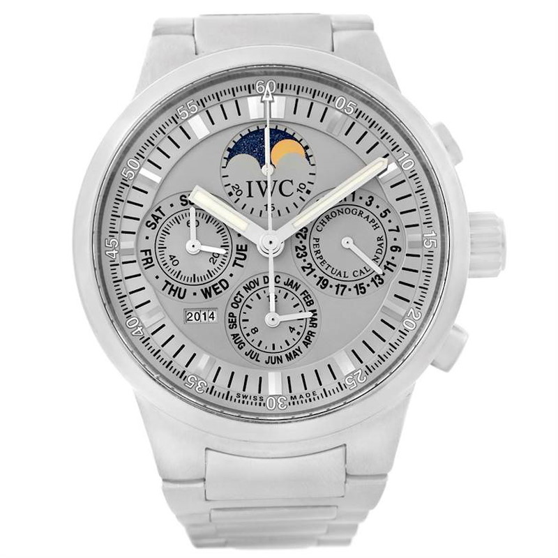 IWC GST Perpetual Calendar Moonphase Mens Watch IW375607