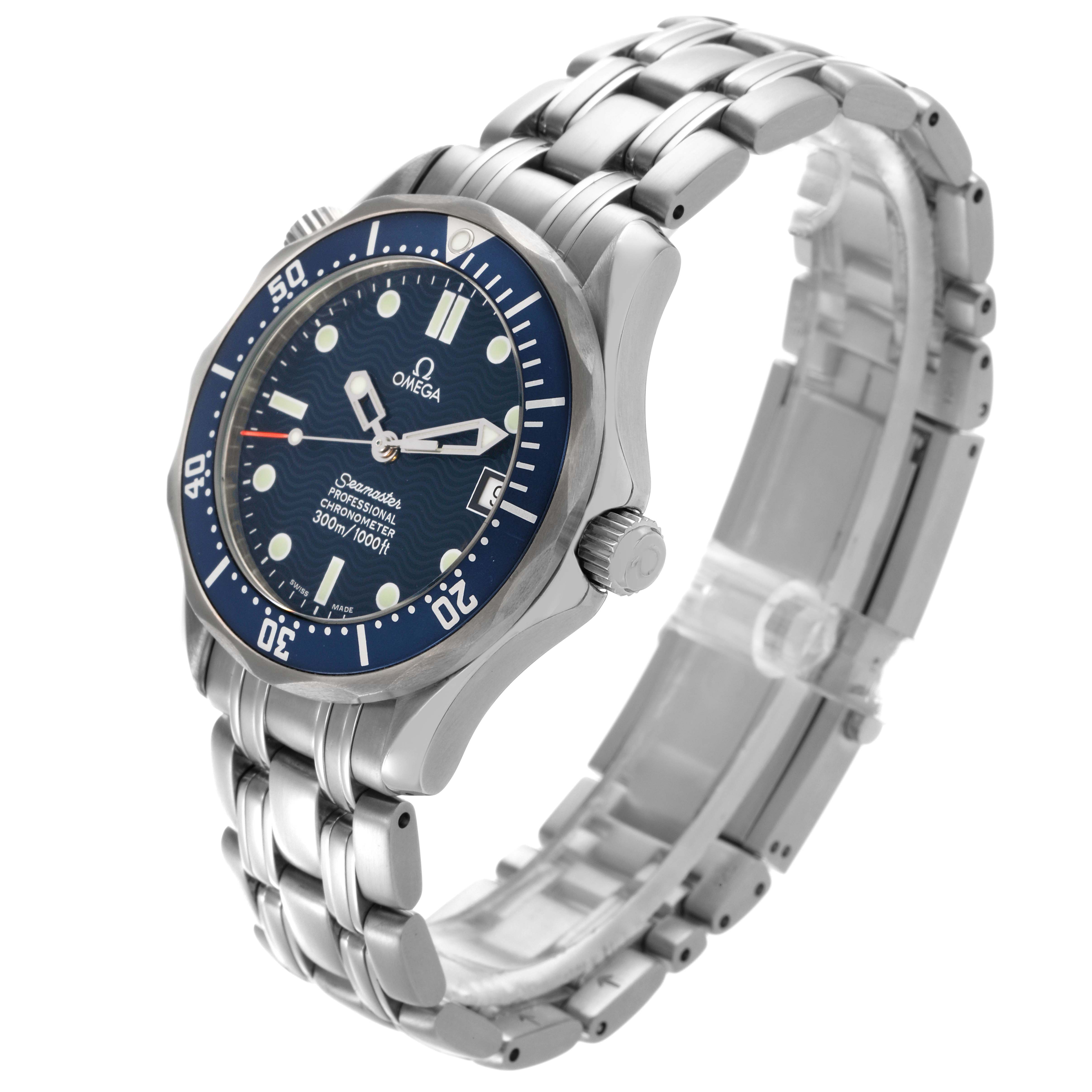 Omega Seamaster MidsizeBlue Dial Steel Mens Watch 36.25 MM 2551.80.00