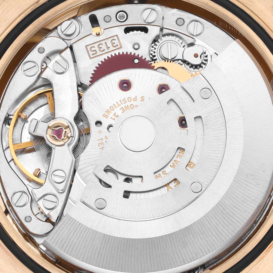 Rolex Datejust Yellow Gold Mother of Pearl Diamond Dial Mens Watch 116238