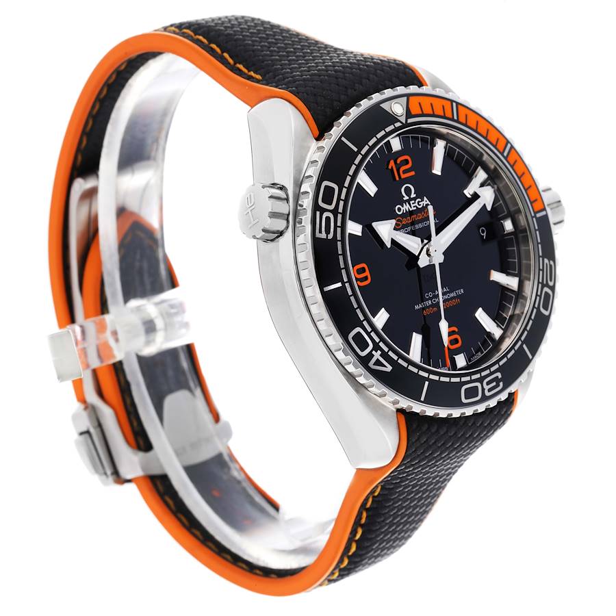 Omega Planet Ocean Black Orange Bezel Watch 215.32.44.21.01.001