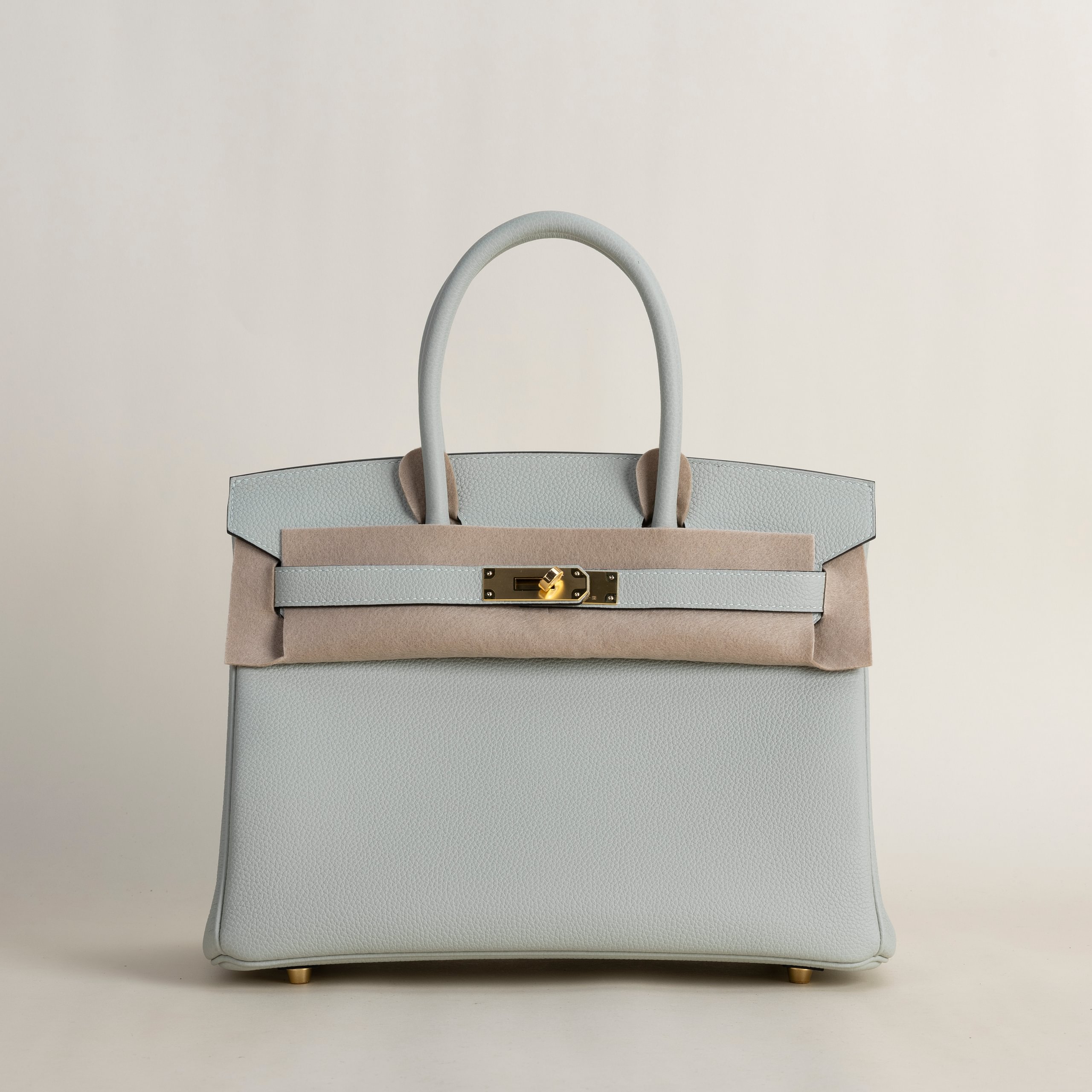 Birkin 30 togo Gris neve GHW