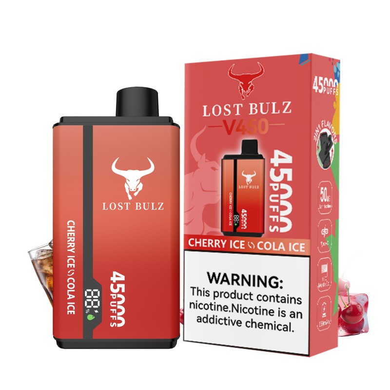 🔥 Lost Bulz V450 45K Puffs Disposable Vape | 2% Nikotyny 💨 45 000 Puffów | Pakiet 10 sztuk | Szybka wysyłka z Polski 1–3 dni 🚚🇵🇱