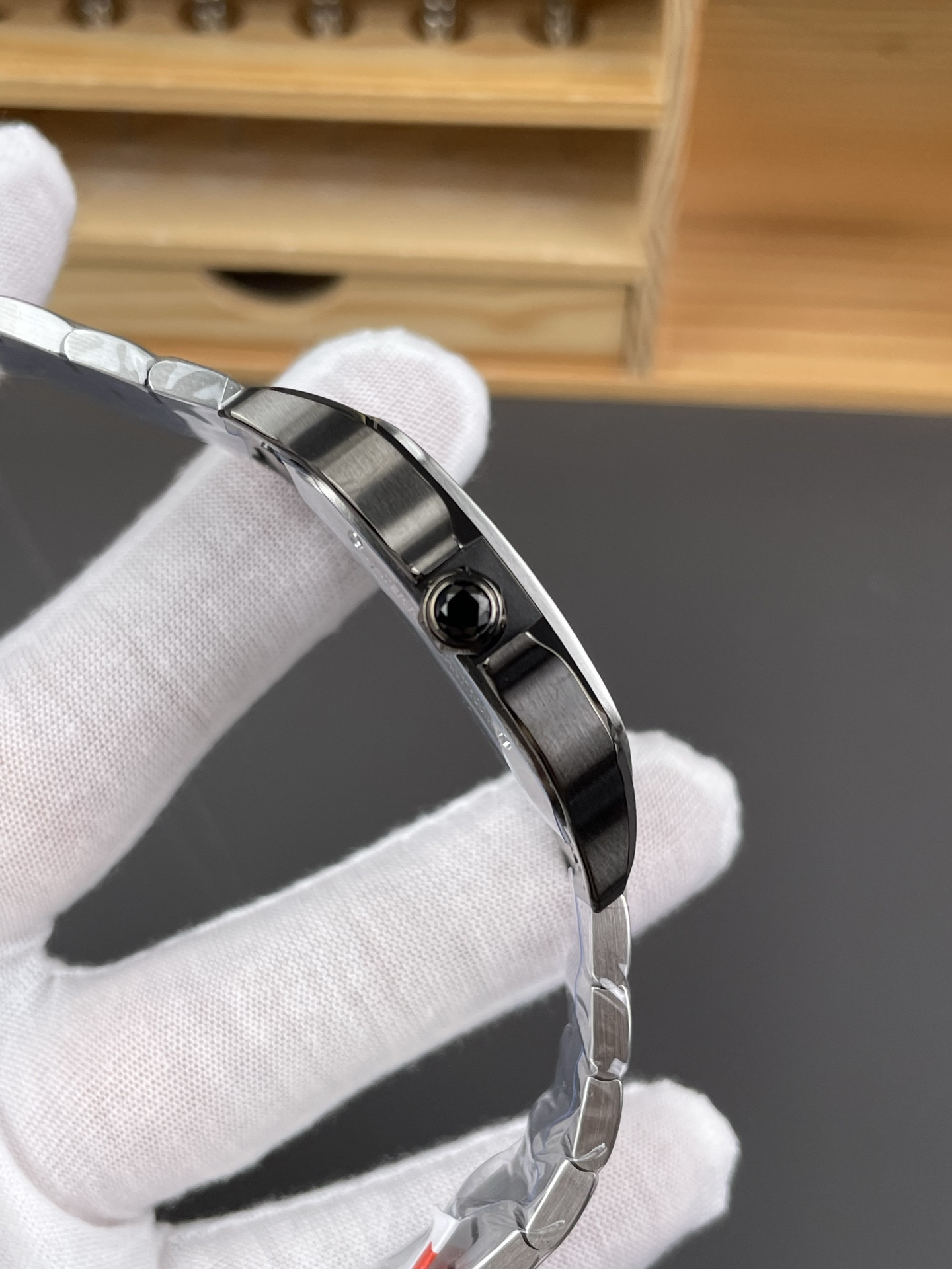 Santos de Cartier Skeleton Series Silver Steel V2 Version