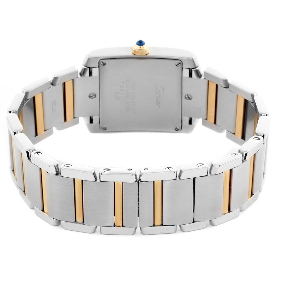 Cartier Tank Francaise Midsize Steel Yellow Gold Ladies Watch W51012Q4
